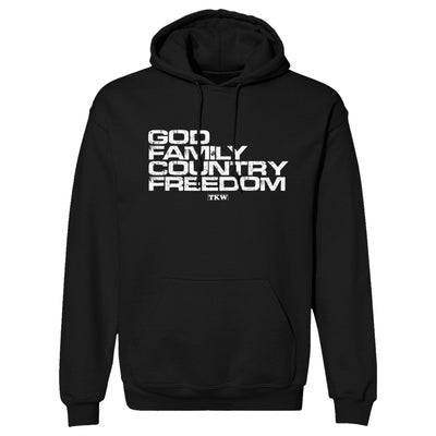 God Family Country Freedom Left Outerwear