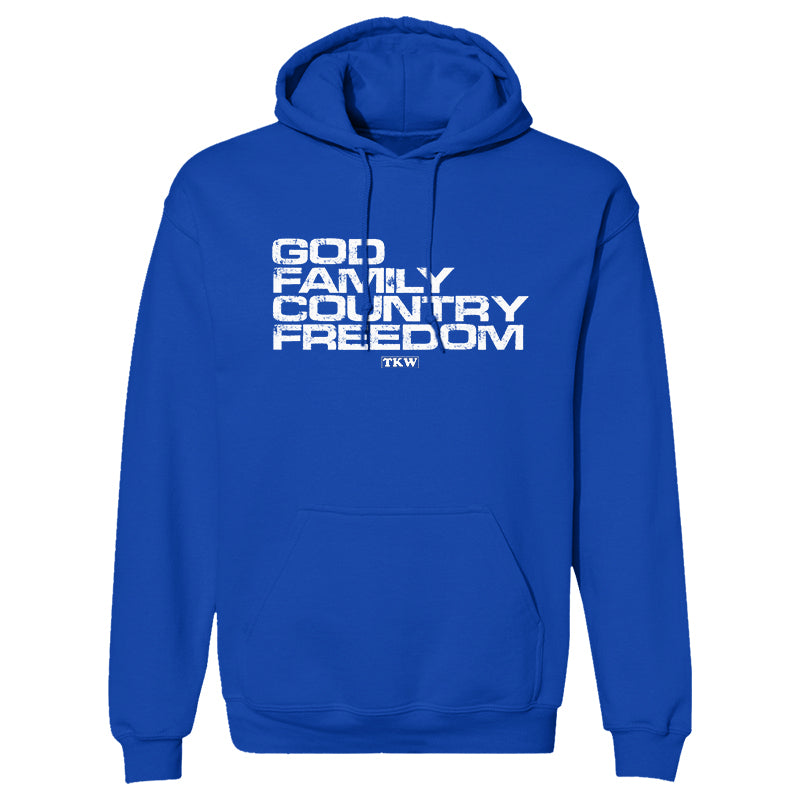 God Family Country Freedom Left Outerwear