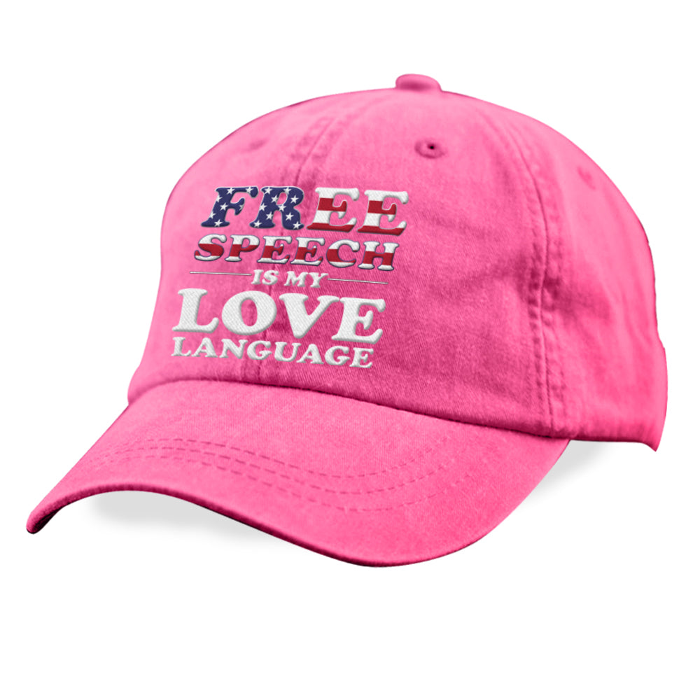 Free Speech Is My Love Language Hat