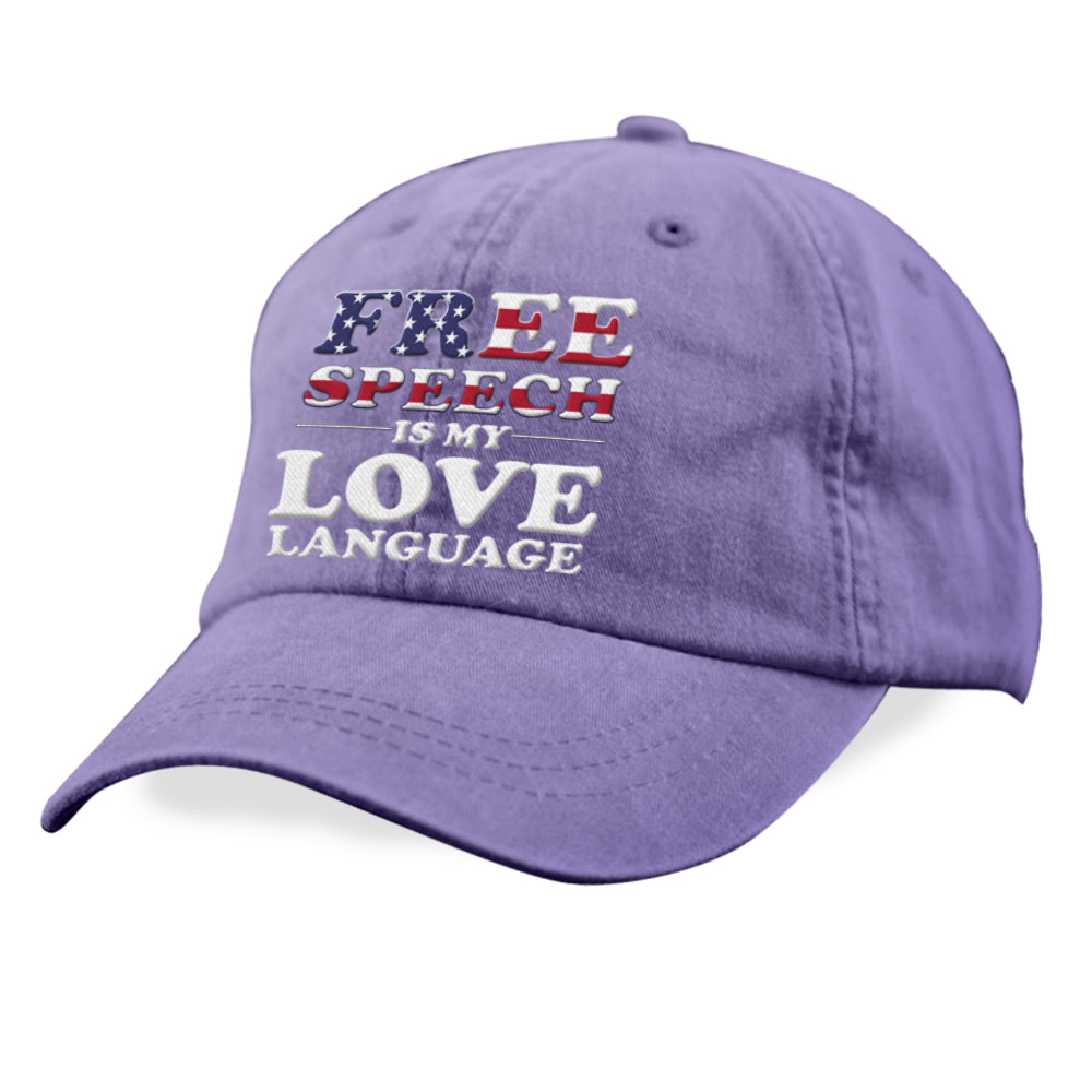 Free Speech Is My Love Language Hat