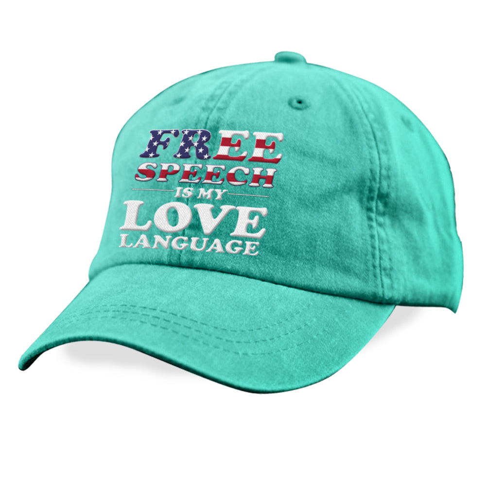 Free Speech Is My Love Language Hat