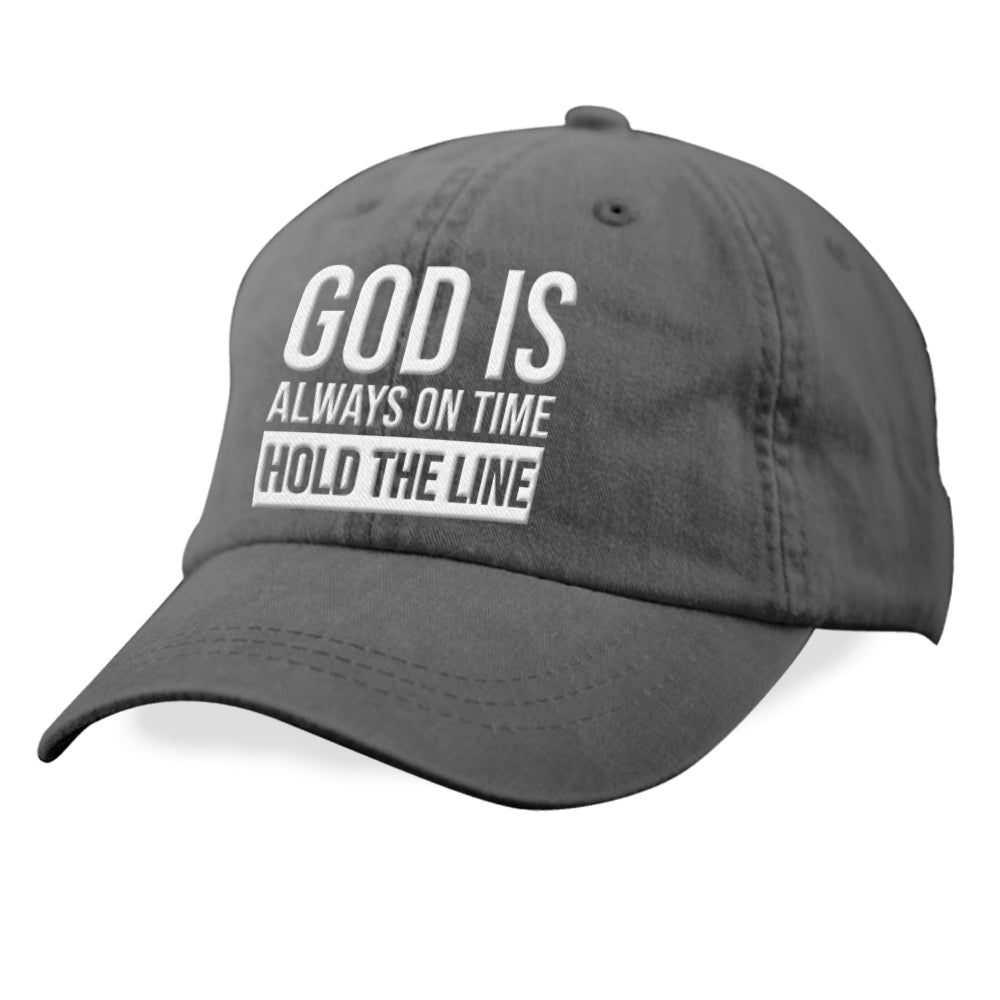 God Is Always On Time Hat