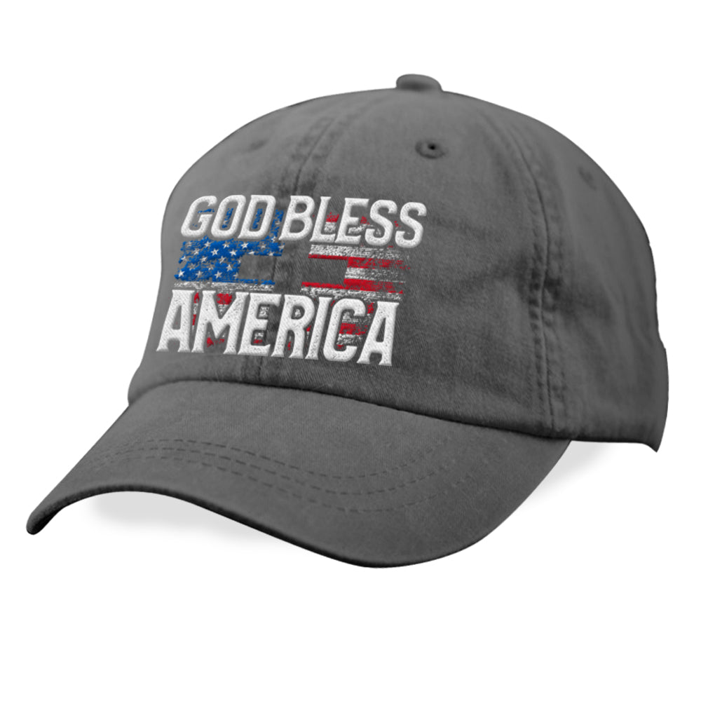 God Bless America Flag Hat
