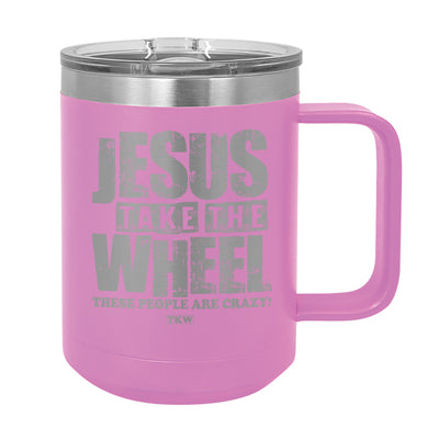 Jesus Take The Wheel Coffee Mug Tumbler