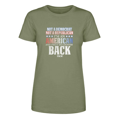 American Want My Country Back Women's Apparel