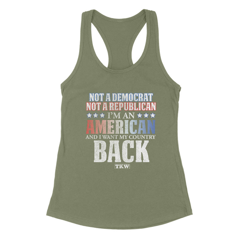 American Want My Country Back Women's Apparel