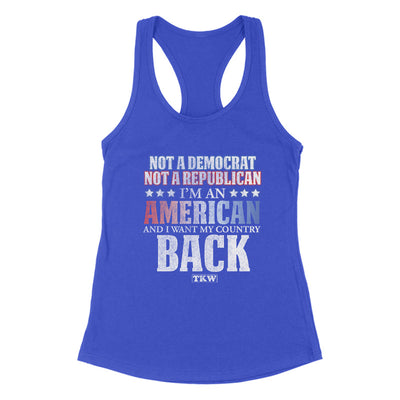 American Want My Country Back Women's Apparel