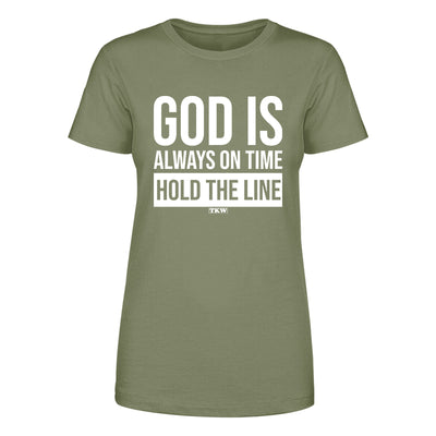 God Is Always On Time Women's Apparel