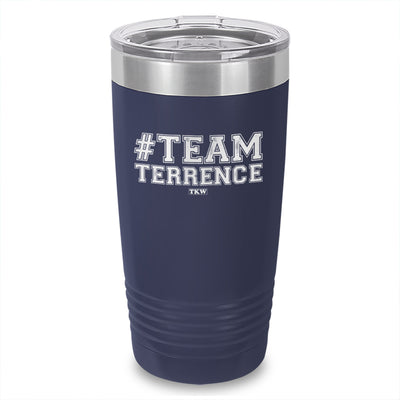 Team Terrence Laser Etched Tumbler